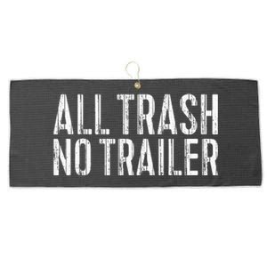 All Trash No Trailer Redneck Large Microfiber Waffle Golf Towel