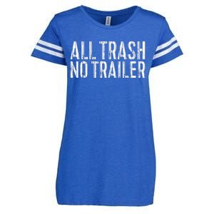 All Trash No Trailer Redneck Enza Ladies Jersey Football T-Shirt