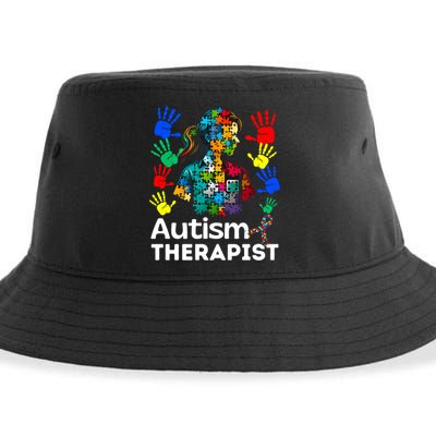 Autism Therapist Navigating Autism T Autism Counseling T Gift Sustainable Bucket Hat