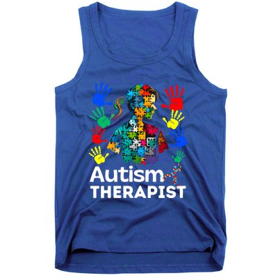 Autism Therapist Navigating Autism T Autism Counseling T Gift Tank Top