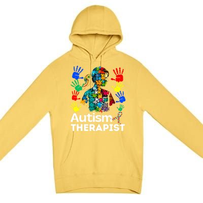 Autism Therapist Navigating Autism T Autism Counseling T Gift Premium Pullover Hoodie