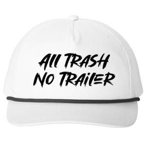 All Trash No Trailer Snapback Five-Panel Rope Hat