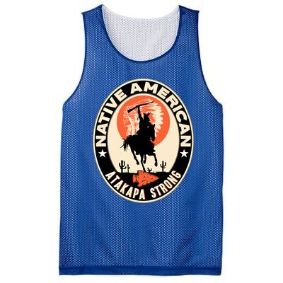 Atakapa Tribe Native American Indian Pride Respect Strong Gift Mesh Reversible Basketball Jersey Tank