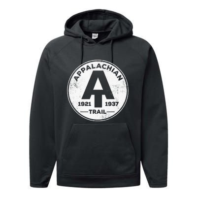 Appalachian Trail National Park Established 1921 1937 Performance Fleece Hoodie