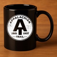 Appalachian Trail National Park Established 1921 1937 11oz C Handle Ceramic Mug