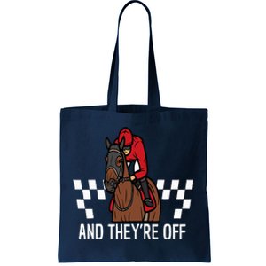 And TheyRe Off Horse Racing Derby 150th 2024 Derby Day Tote Bag