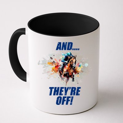 And They're Off Horse Racing Sports Fan Mug