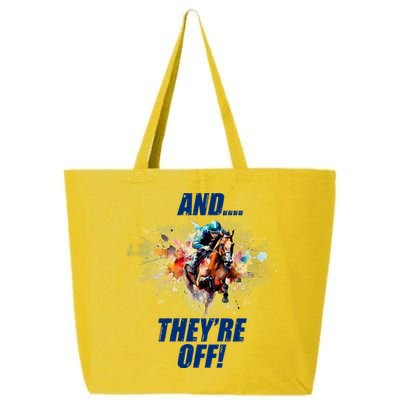 And They're Off Horse Racing Sports Fan 25L Jumbo Tote