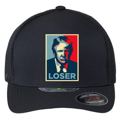 Anti Trump Obama Hope Poster Loser Flexfit Unipanel Trucker Cap