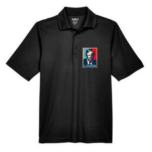 Anti Trump Obama Hope Poster Loser Men's Origin Performance Pique Polo