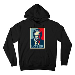 Anti Trump Obama Hope Poster Loser Hoodie