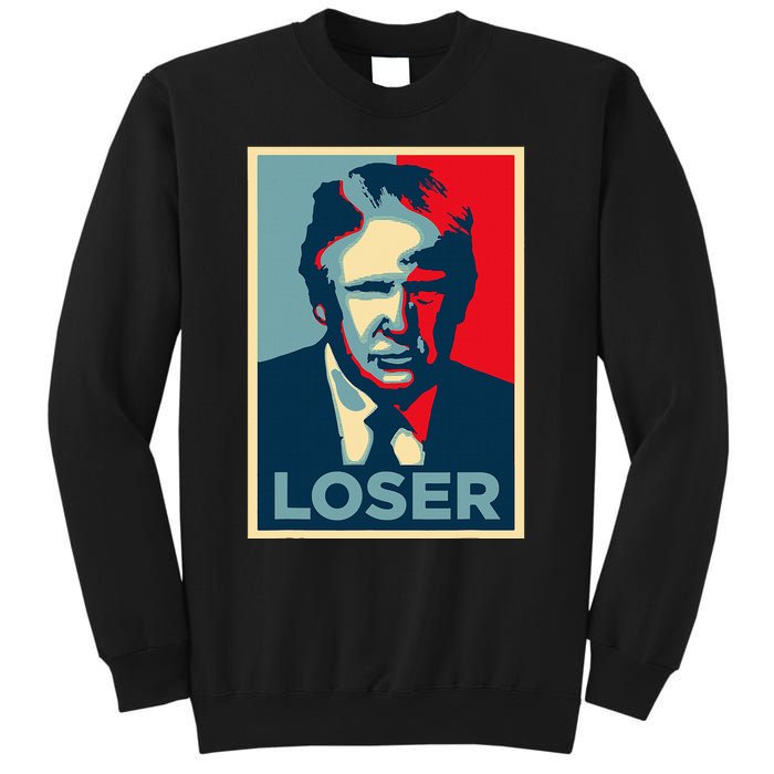 Anti Trump Obama Hope Poster Loser Sweatshirt