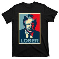 Anti Trump Obama Hope Poster Loser T-Shirt