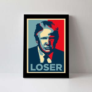 Anti Trump Obama Hope Poster Loser Canvas