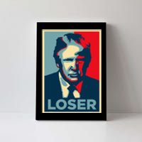 Anti Trump Obama Hope Poster Loser Canvas