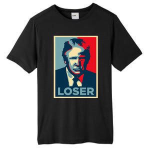 Anti Trump Obama Hope Poster Loser Tall Fusion ChromaSoft Performance T-Shirt