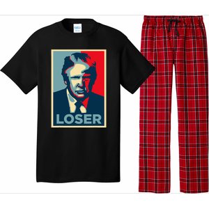 Anti Trump Obama Hope Poster Loser Pajama Set