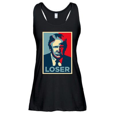 Anti Trump Obama Hope Poster Loser Ladies Essential Flowy Tank