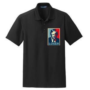 Anti Trump Obama Hope Poster Loser Dry Zone Grid Polo