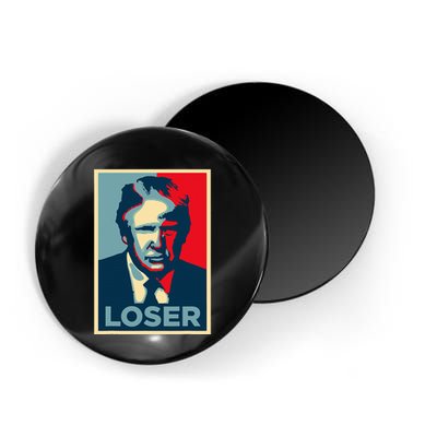 Anti Trump Obama Hope Poster Loser Magnet