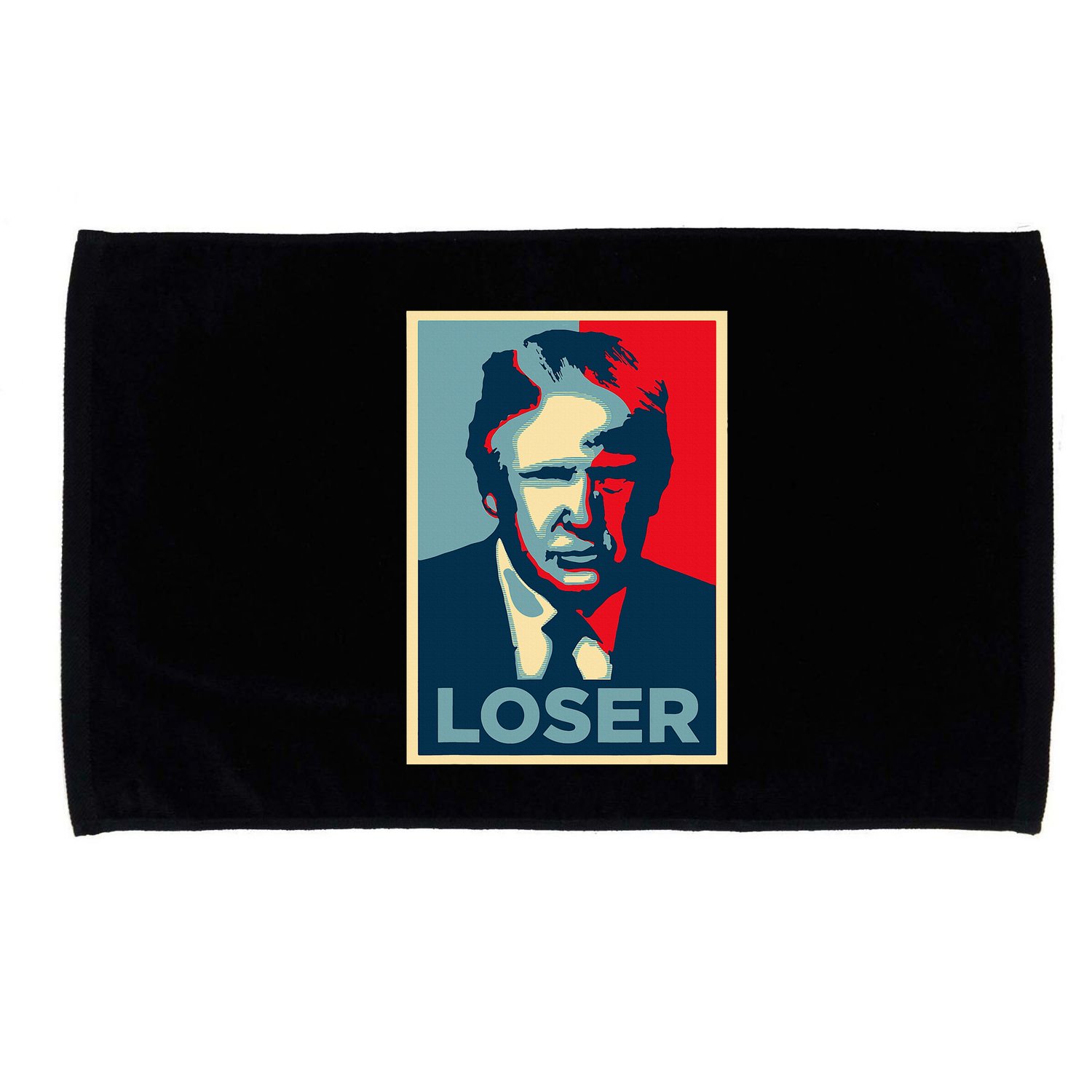 Anti Trump Obama Hope Poster Loser Microfiber Hand Towel