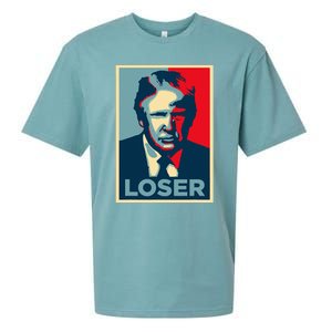 Anti Trump Obama Hope Poster Loser Sueded Cloud Jersey T-Shirt