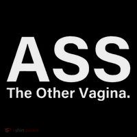 Ass The Other Vagina Funny Saying Humor Quote Women's V-Neck T-Shirt