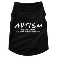 Autism The One Where Its Okay To Be Different Autism Awareness Doggie Tank