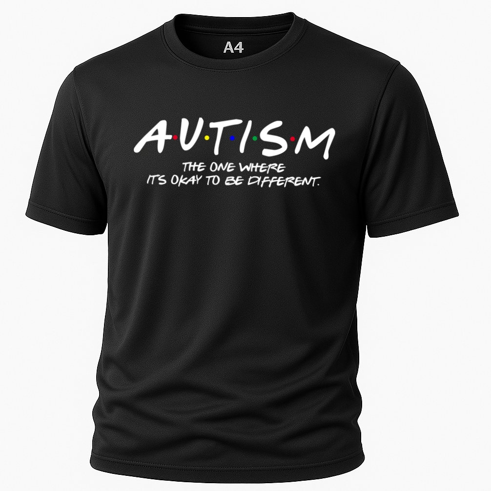 Autism The One Where Its Okay To Be Different Autism Awareness Performance Shirt