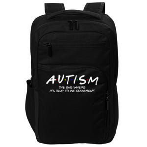 Autism The One Where Its Okay To Be Different Autism Awareness Impact Tech Backpack