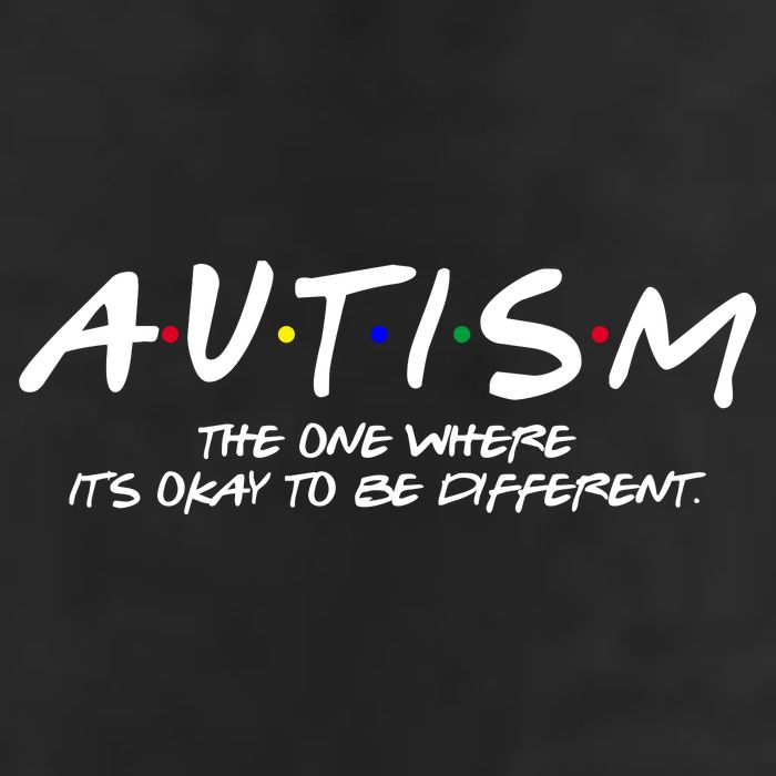 Autism The One Where Its Okay To Be Different Autism Awareness 25L Jumbo Tote