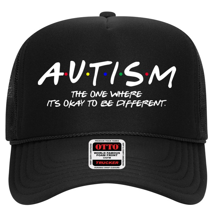 Autism The One Where Its Okay To Be Different Autism Awareness Hat