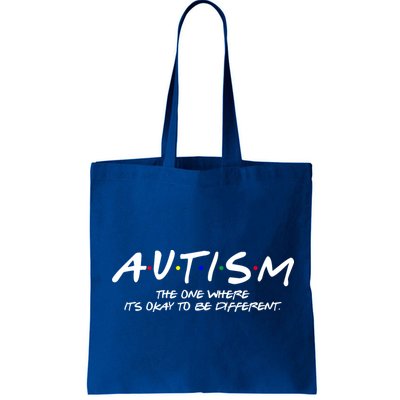 Autism The One Where Its Okay To Be Different Autism Awareness Bag