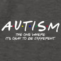 Autism The One Where Its Okay To Be Different Autism Awareness Vector Backpack