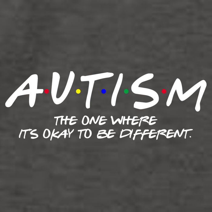Autism The One Where Its Okay To Be Different Autism Awareness Vector Backpack