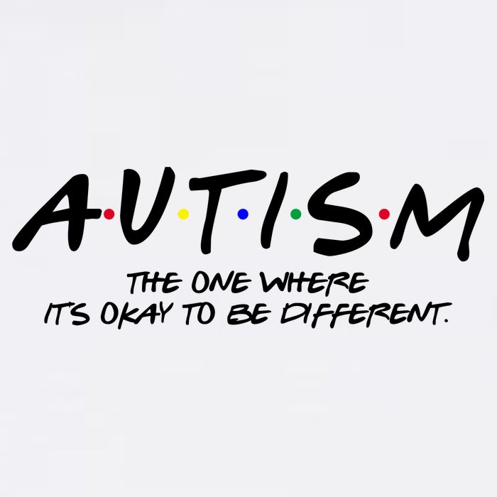Autism The One Where Its Okay To Be Different Autism Awareness Garment-Dyed Sweatshirt