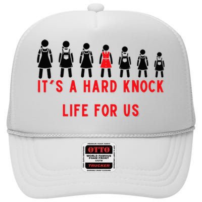 Annie & The Orphans Its A Hard Knock Life High Crown Mesh Back Trucker Hat