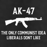 Ak47 The Only Communist Idea Liberals DonT Like Garment-Dyed Fleece Hoodie