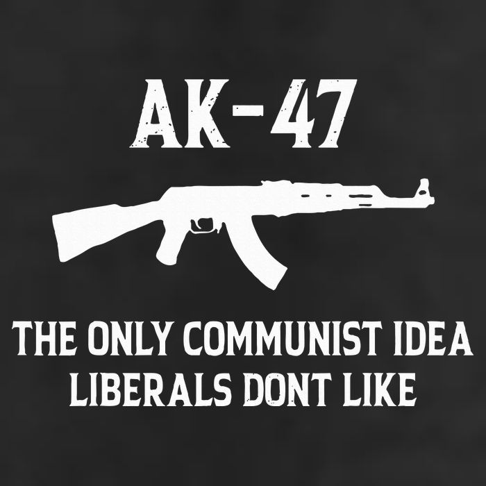 Ak47 The Only Communist Idea Liberals DonT Like Garment-Dyed Fleece Hoodie