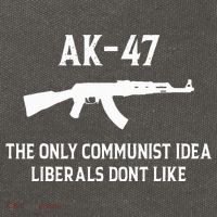 Ak47 The Only Communist Idea Liberals DonT Like Cotton Canvas Backpack