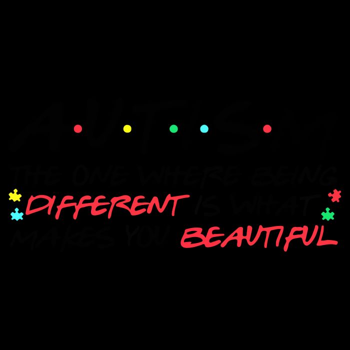 Autism The One Where Being Different Make You Beautiful Autism Awareness Flexfit Unipanel Trucker Cap