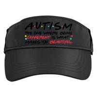 Autism The One Where Being Different Make You Beautiful Autism Awareness Adult Drive Performance Visor