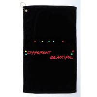 Autism The One Where Being Different Make You Beautiful Autism Awareness Golf Towel