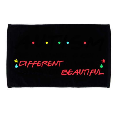 Autism The One Where Being Different Make You Beautiful Autism Awareness Microfiber Hand Towel