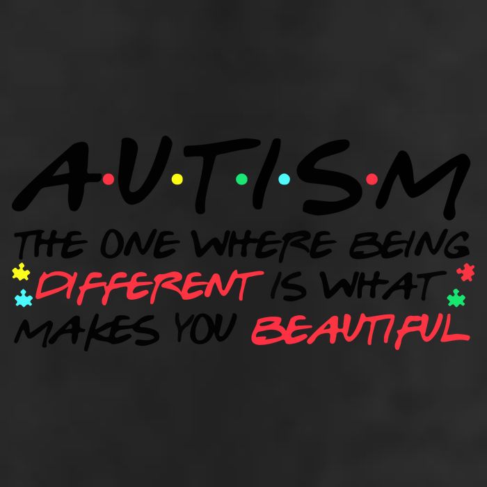 Autism The One Where Being Different Make You Beautiful Autism Awareness Microfiber Hand Towel