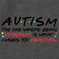 Autism The One Where Being Different Make You Beautiful Autism Awareness Vector Backpack