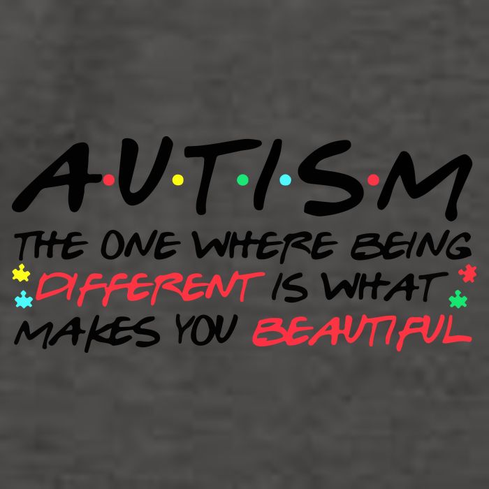 Autism The One Where Being Different Make You Beautiful Autism Awareness Vector Backpack