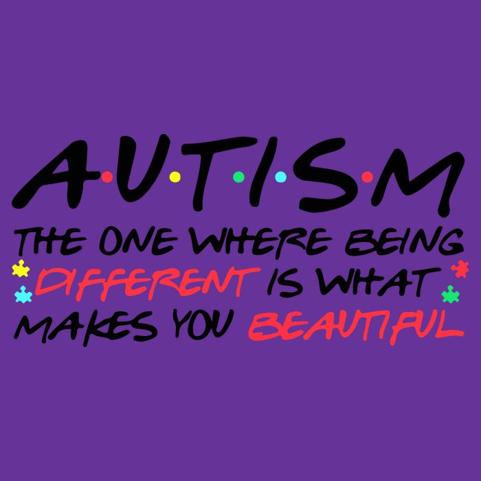 Autism The One Where Being Different Make You Beautiful Autism Awareness Toddler T-Shirt