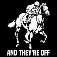 And TheyRe Off Horse Racing Fan Thoroughbred Racing Kids Sweatshirt