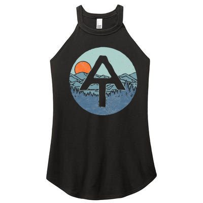 Appalachian Trail Outdoor Scene Hiking Women’s Perfect Tri Rocker Tank